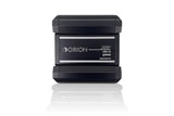 A black ORION XTR1000.1D monoblock class-d amplifier with product information visible on the front.