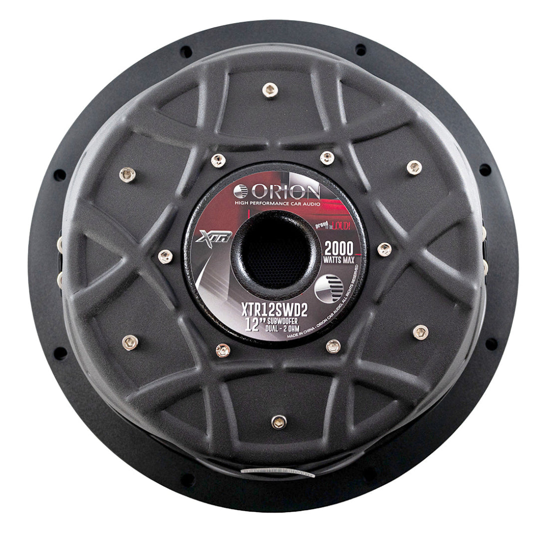 Shallow Subwoofer Dual 2 Ohm XTR Series 12 Inch 2 Ohm 