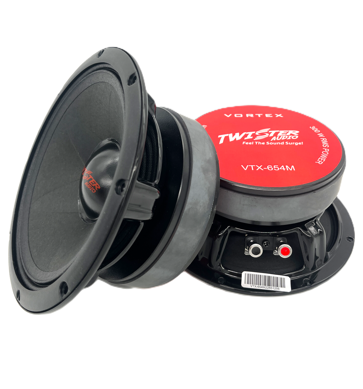 TWISTER AUDIO VORTEX 6.5" 300W RMS MIDRANGE SPEAKER (VTX-654M)