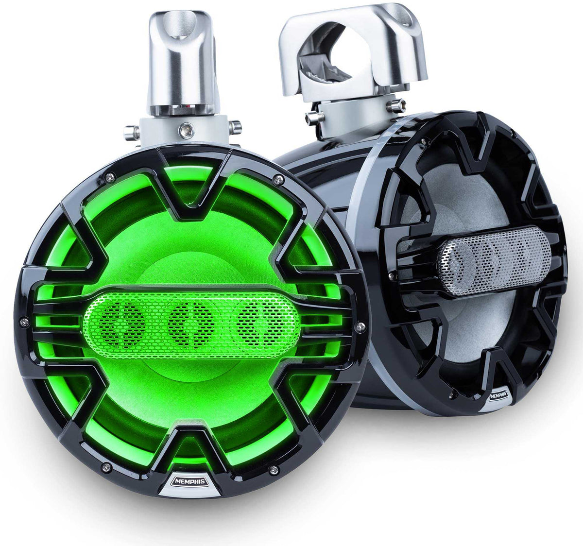 PAIR 8" WB SPEAKER WITH 3 TWEETER HF ARRAY 200W (BLACK)