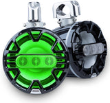 PAIR 8" WB SPEAKER WITH 3 TWEETER HF ARRAY 200W (BLACK)