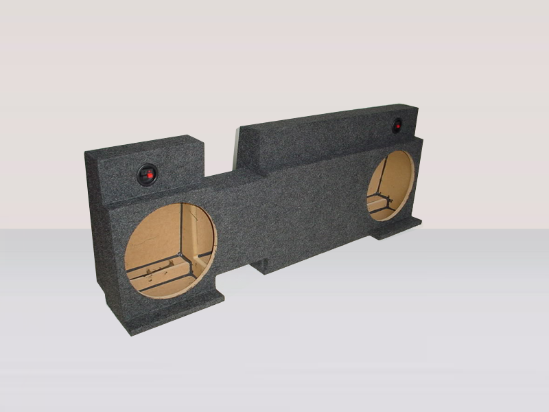 2006-2008 Dodge Mega Cab Down Fire Sub Box 2x10" Carpeted