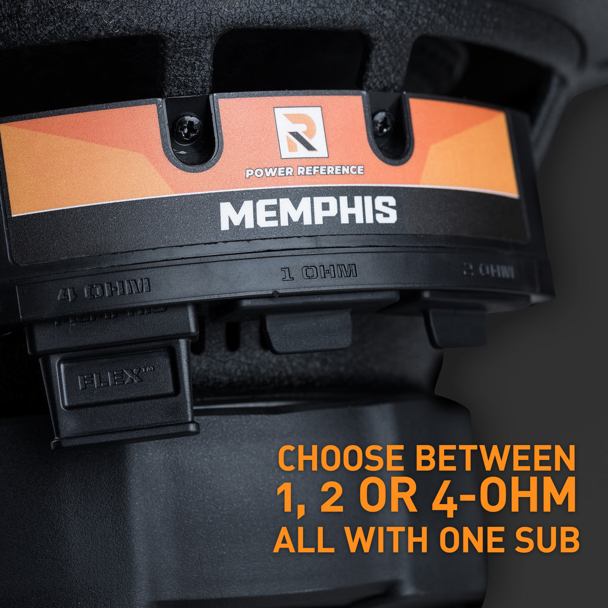 PRX 10" 1, 2 OR 4 OHM SELECTABLE SUB