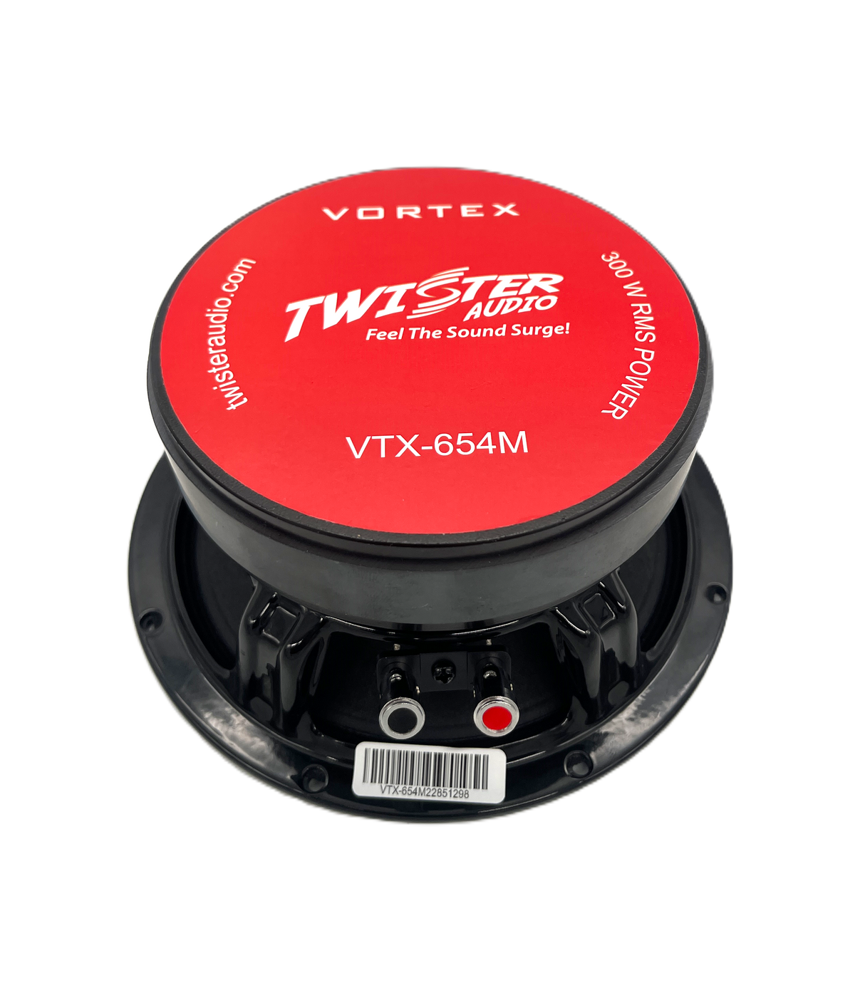 TWISTER AUDIO VORTEX 6.5" 300W RMS MIDRANGE SPEAKER (VTX-654M)