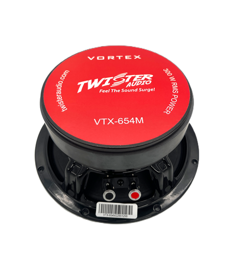 TWISTER AUDIO VORTEX 6.5" 300W RMS MIDRANGE SPEAKER (VTX-654M)
