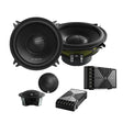 Orion car audio speakers and amplifier on a white background